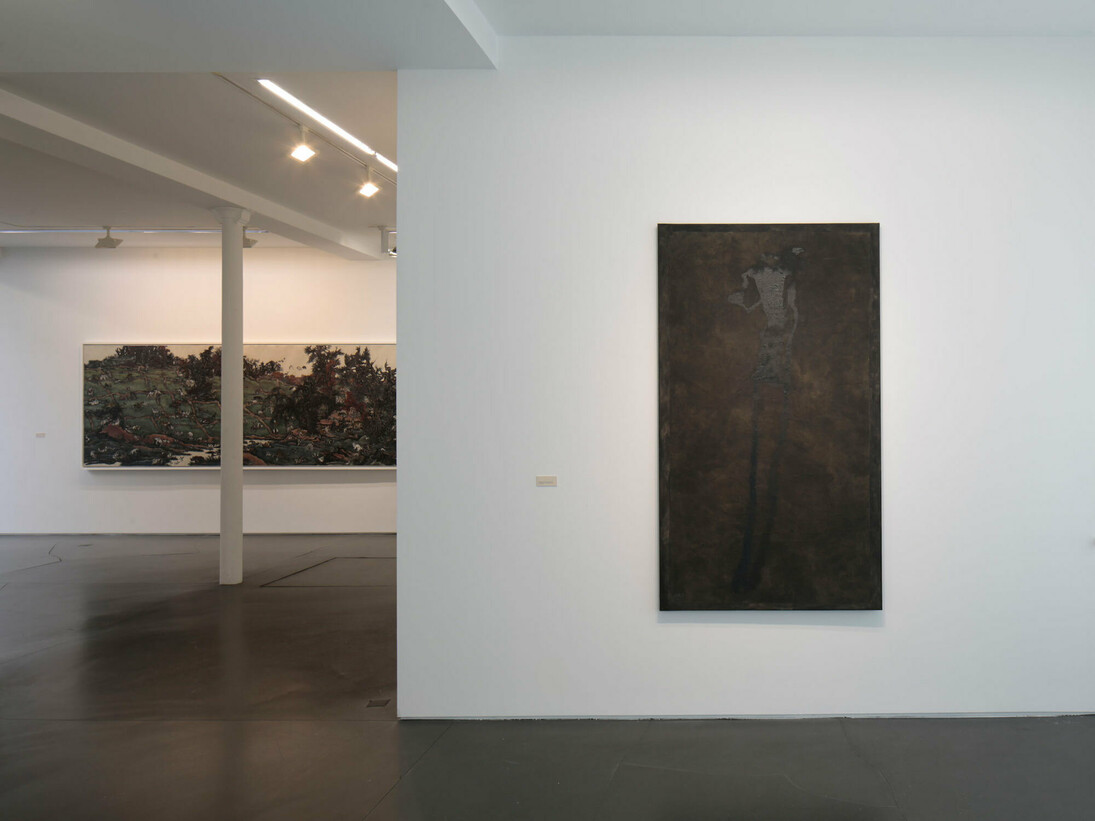Yang Jiechang, On Earth as in Heaven, Exhibition view. Courtesy of Jeanne Bucher Jaeger