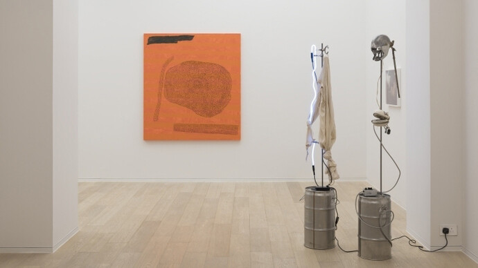 Trip of the Tongue, Exhibition view. Courtesy of Simon Lee Gallery