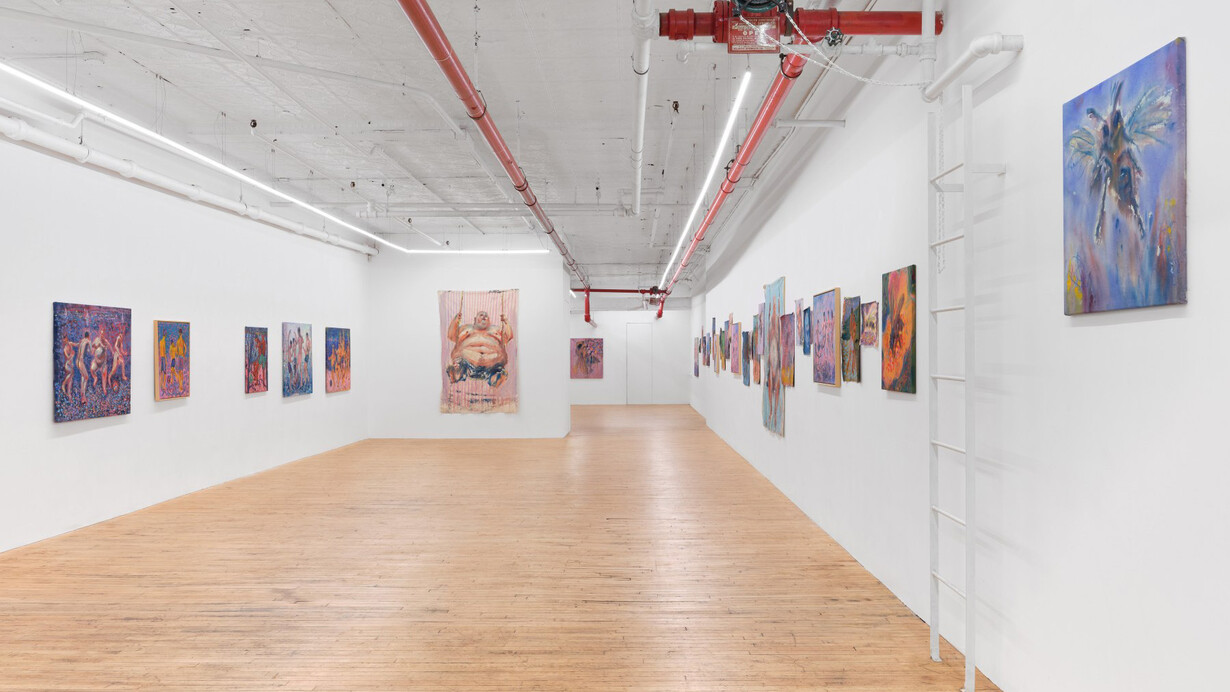 Andrej Dúbravský, Laboratory of flesh and balls, exhibition view. Courtesy of Gaa Gallery