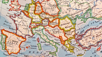 Europa, cartina politica