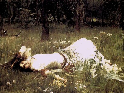 «Ophelia» (1889), John William Waterhouse 