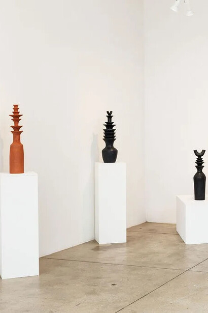 Dina Nur Satti, Sediments, exhibition view. Courtesy of Montague Contemporary