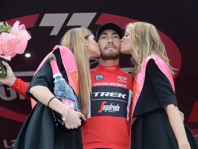 Giacomo Nizzolo sul podio