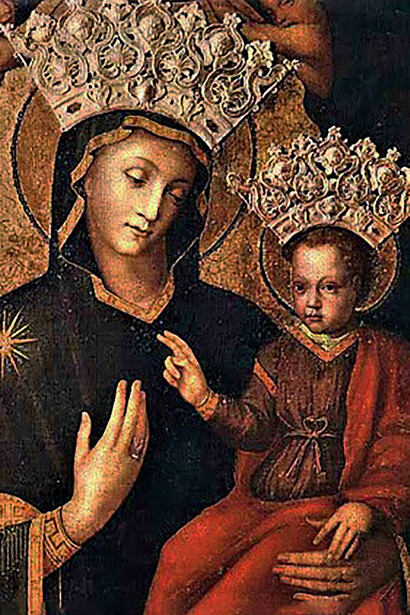 Madonna della Salute, Icona nella chiesa di Santa Maria Maddalena in Roma