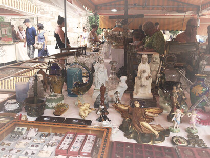 Mercadillo en Barcelona, España