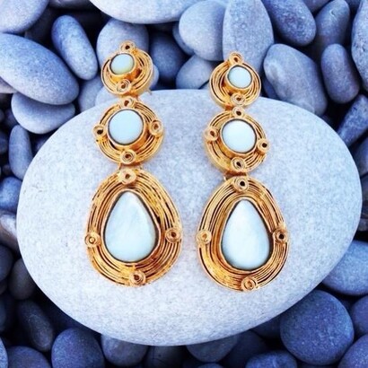 Earrings by Attia Shiraz