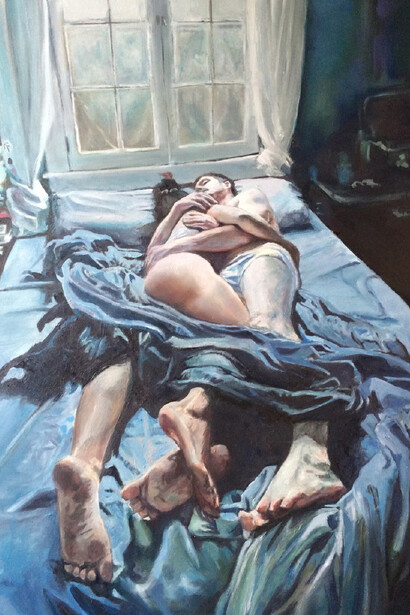 Kate Halsall. Sleeping Portraits. Courtesy of New Art Projects