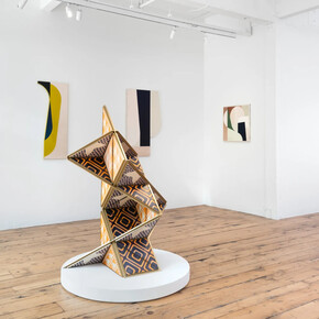 Various artists, Curious geometries, exhibition view. Courtesy of Marianne Boesky Gallery