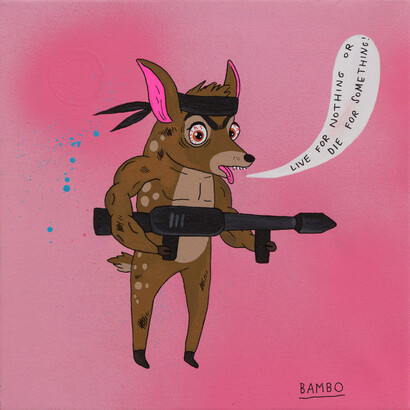 Laurina Paperina, Bambo 30x30 cm