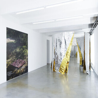 Various artists, Around every circle another can be drawn, exhibition view. Courtesy of Ravnikar Projects