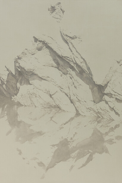 Javier Arbizu, Untitled, 2017, olio su tela, 195 x 162 cm