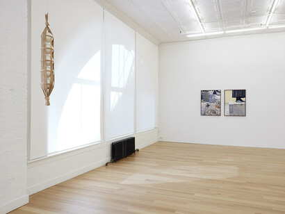 Installation view of In the (very) beginning.  Courtesy the artist and Peter Blum Gallery, New York
 