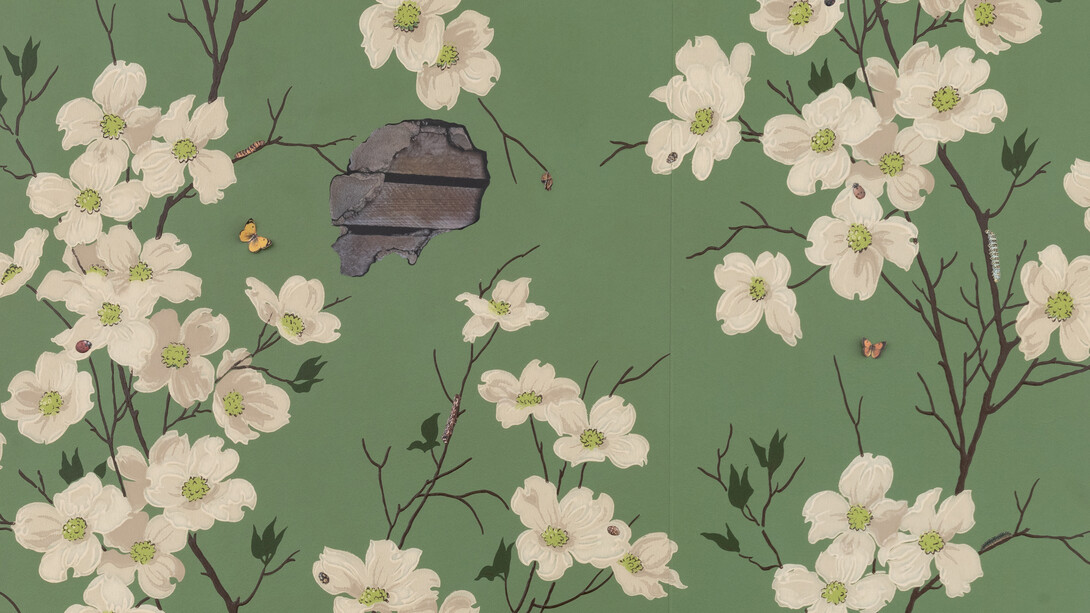 Genevieve Gaignard, Evergreen (he tears me to pieces), detail, 2024. Courtesy of Vielmetter Gallery