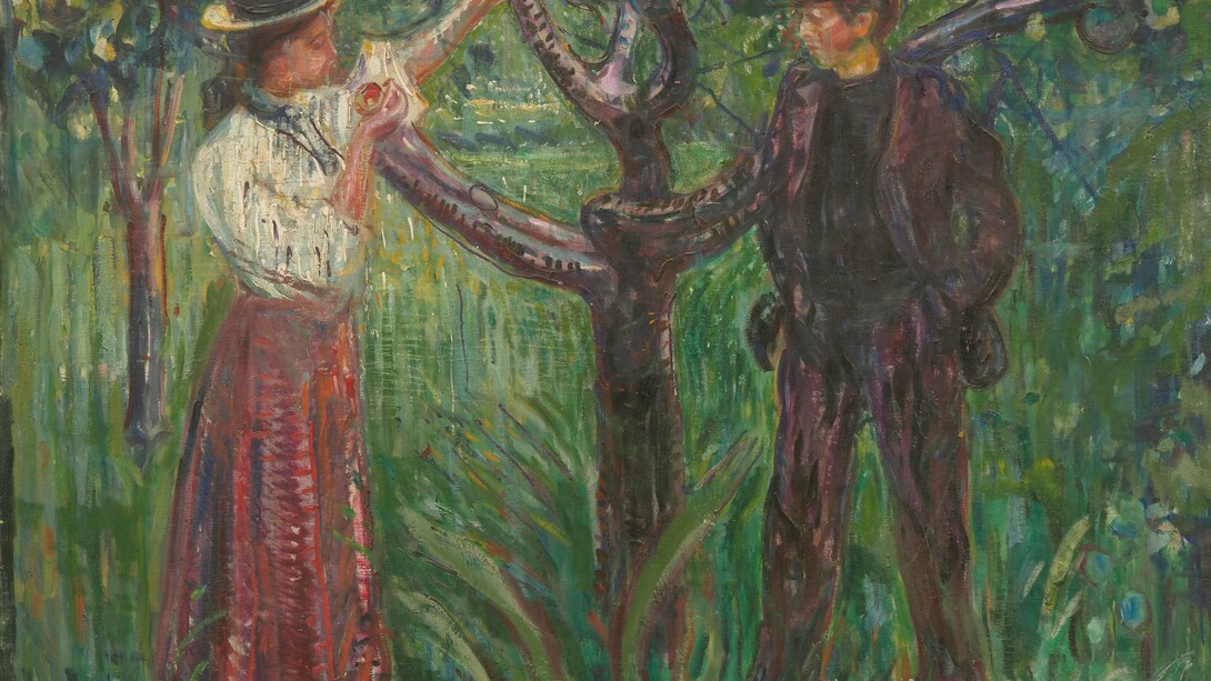 Eduard Munch. Adán y Eva