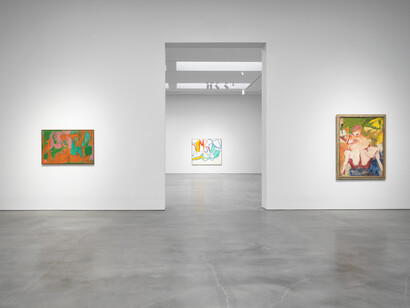 Willem de Kooning, Endless painting, exhibition view. Courtesy of Gagosian Gallery