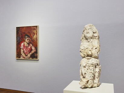 Herbert Boeckl und Hans Josephsohn, Archetypen des figuralen, ausstellungsansicht. Mit freundlicher genehmigung des Leopold Museums