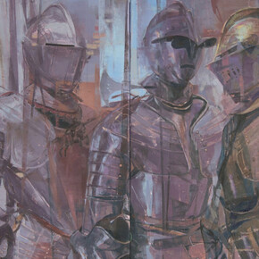 Elena Burykina, Parley (Diptych), 2025. Courtesy of Abend Gallery