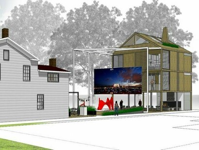 Prattsville Art Center rendering