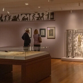 Rose iron works and art deco, exhibition view. Courtesy of Cleveland Museum of Art