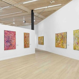 Emily Kam Kngwarray, ausstellungsansicht. Mit freundlicher genehmigung der Fondation Opale
