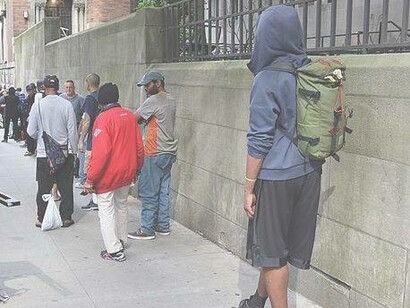 Refugees in New York City, USA