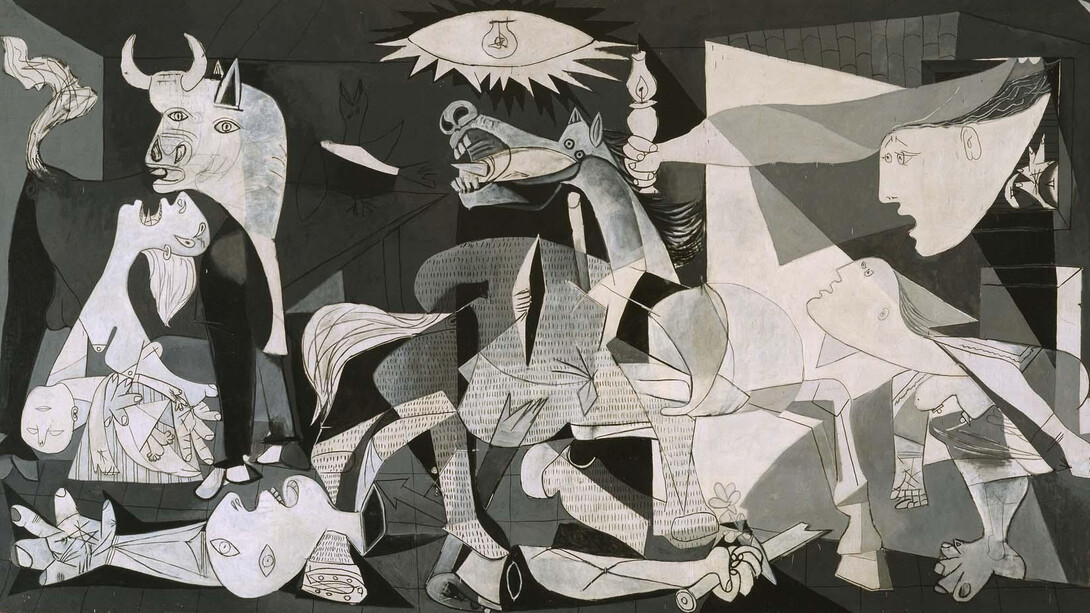 Pablo Picasso; «Guernica», 1937, Museo Nacional Centro de Arte Reina Sofía, España (detalle)