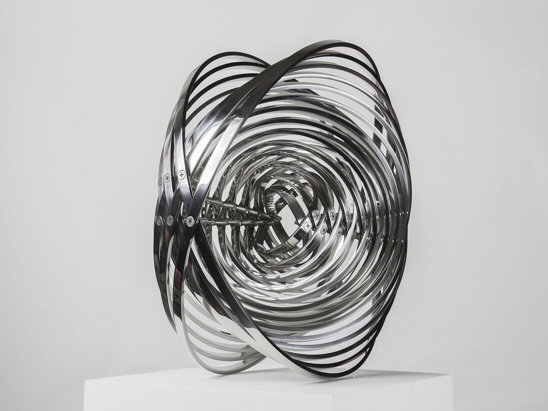 Sungfeel Yun, Energy 15, 2014, Stainless Steel, Bolts, Nuts, 38 × 40 × 20 cm