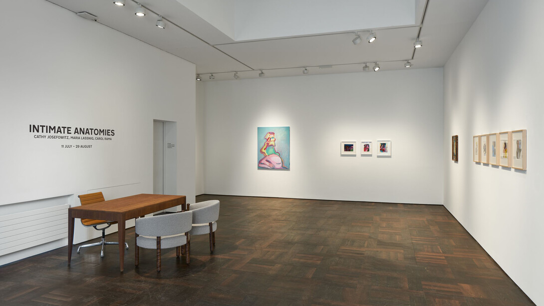Cathy Josefowitz, Intimate anatomies, ausstellungsansicht. Mit freundlicher genehmigung der Galerie Hauser & Wirth