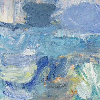 John Santoro, Penelope and the sea sprite, 2025. Courtesy of Paul Thiebaud Gallery 