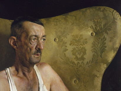 Jamie Wyeth, Portrait of Shorty, 1963, Oil on canvas. Collection of Andrew and Betsy Wyeth. © Jamie Wyeth. Courtesy, Museum of Fine Arts, Boston