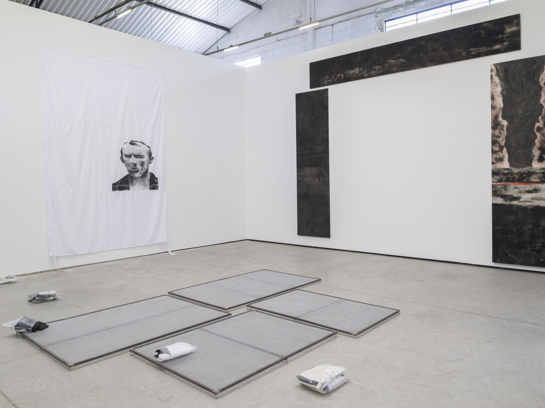 Gabriel Lima, Us And Them Forever Bound Up In Here And Now, Vista da exposiçăo no Galpăo Fortes Vilaça, 2014. Photo: Eduardo Ortega  