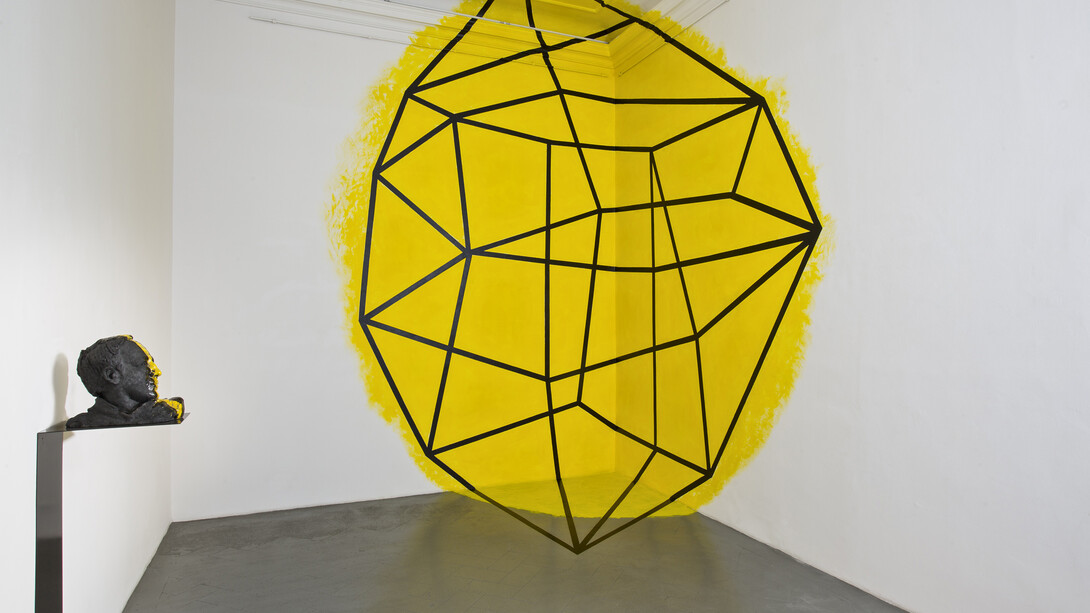 Gianni Dessì, Senza
titolo,
2015,
tempera on wall,
variable dimensions
