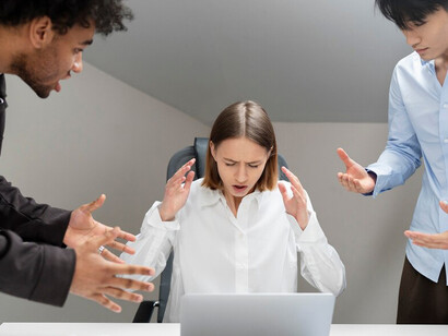 Colleagues engaging in workplace violence, coupled with factors such as employee burnout, workplace stress, poor communication, and mental health struggles, create a toxic atmosphere