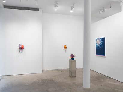 Mark Whalen, Night lights, exhibition view. Courtesy of Harper’s Gallery