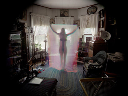 Charles Swedlund, Swedlund untitled (nude through sheet) (detail), c. 1975. Courtesy of Stephen Daiter Gallery