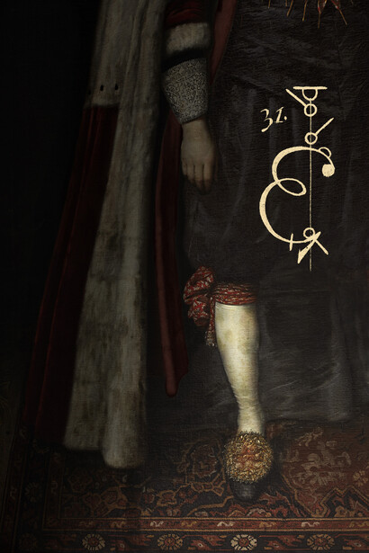 Tessa Traeger The Calligraphy of Dance 14, The Earl's Pom Pom c.1645