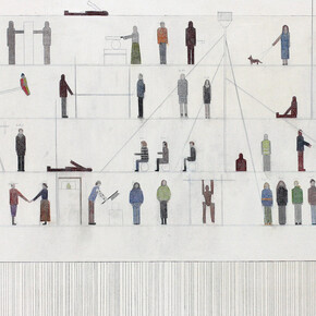 Aurelija Zaburaitė, The lineup. Courtesy of Pamėnkalnio Gallery