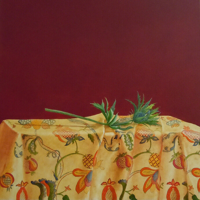 Thistle by Deborah Cumming, 79 cm x 79 cm 