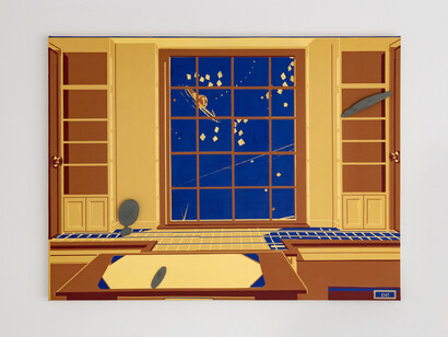 Mike Picos, Window (light on), 2024. Courtesy of David Castillo Gallery