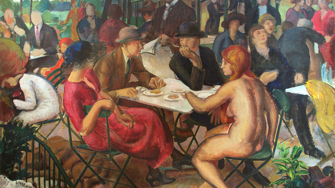 Leon Underwood, Venus in Kensington Gardens, 1921, oil on canvas, Private Collection 