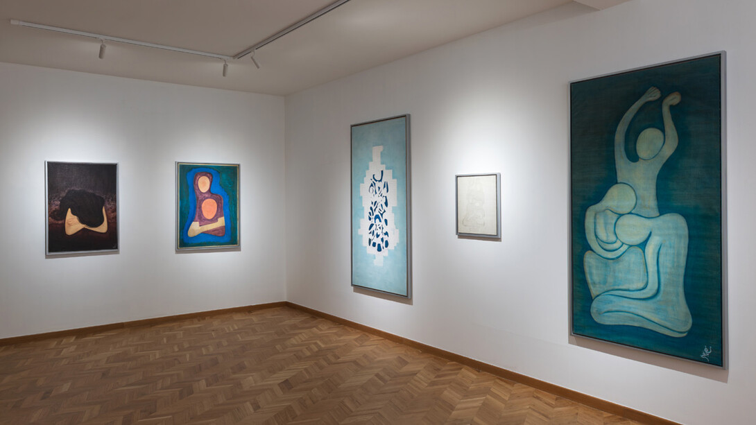 Latifa Toujani, Latifa, pionnière aussi! Vue de l’exposition. Avec l’aimable autorisation de la Comptoir des Mines Galerie