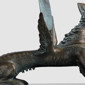 Eduard Mkhoian, Visiting the Minotaur, exhibition sculpture. Courtesy of Erarta Museum