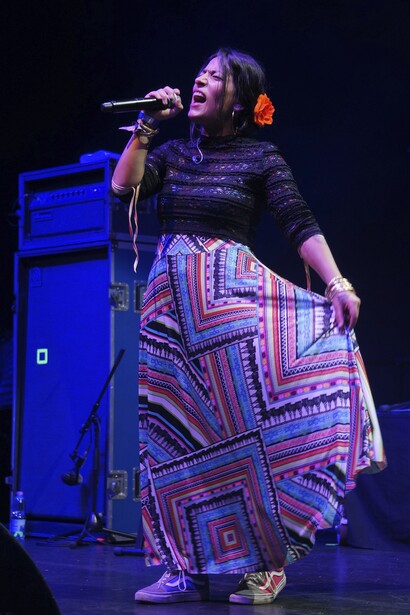 Ana Tijoux, Official showcase at Womex 2015. Photo: Catalina Maria Johnson