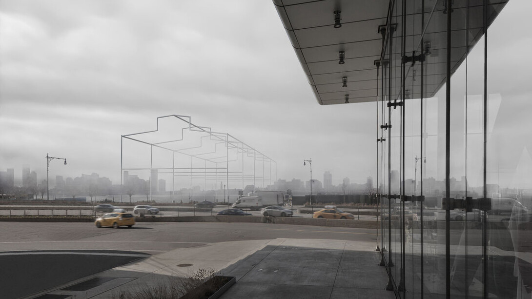 Rendering of the proposed project, Day's End. Courtesy Guy Nordenson and Associates