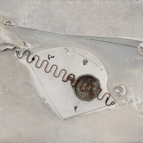 Gabriella Benedini, Tensioni, 2014, polimaterico, 75 x 113 cm
