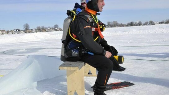 Véronique Bouton, Ice Diving