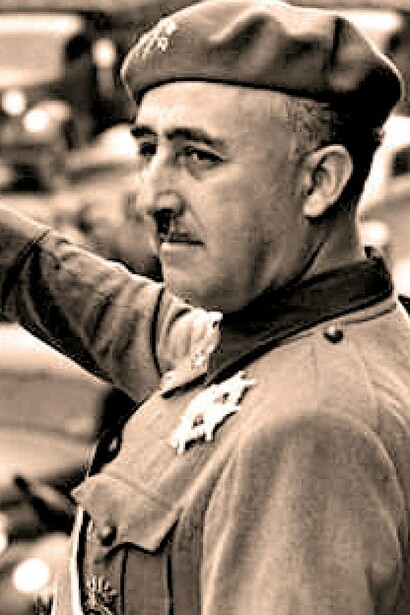 El dictador español Francisco Franco