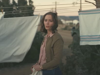 Emily Blunt as Kitty Oppenheimer in Oppenheimer movie