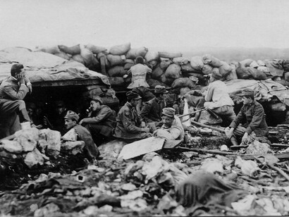 Stazione telefonica a Bosco Cappuccio sul Carso