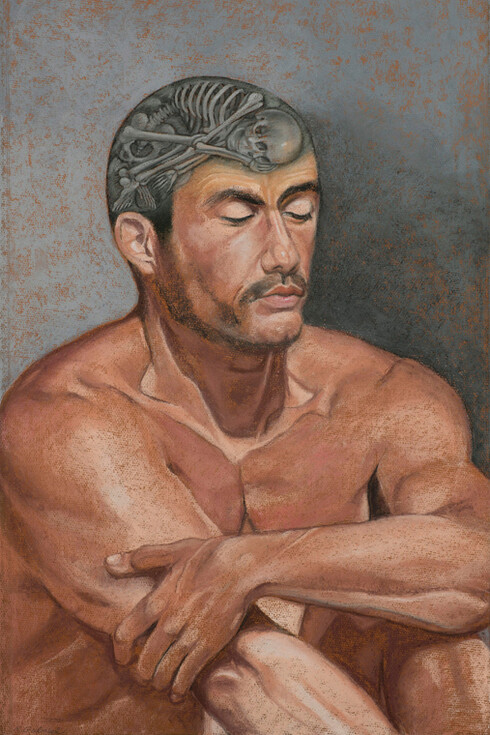 Gabriel Rebecca, The soldier (detail), 2020. Courtesy of Bitfactory Gallery
